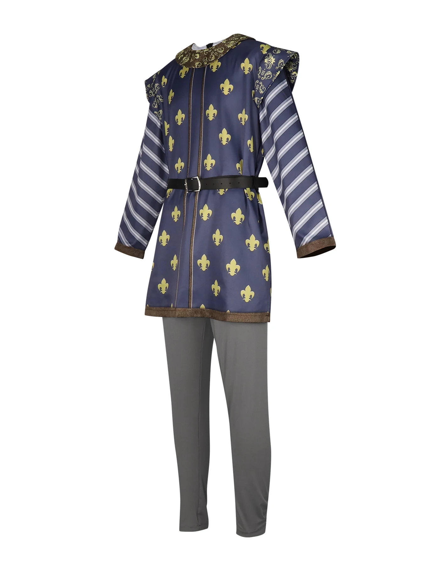 زي Shrek التنكري الأمير الساحر، معطف بانت، بدلة كاملة لزي الهالوين