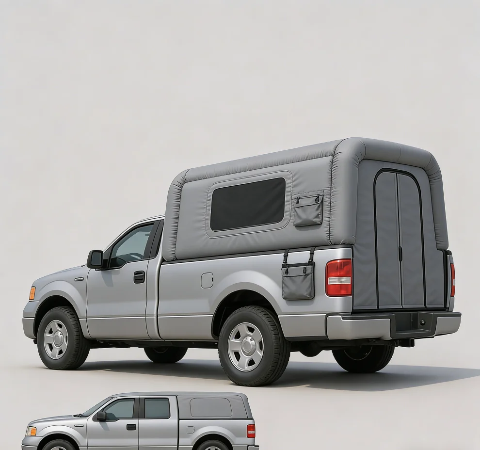 Weatherproof Air Topper for Pickup Overlanding Reinforced Seam Technology Thickened Material for Adventure Travelers