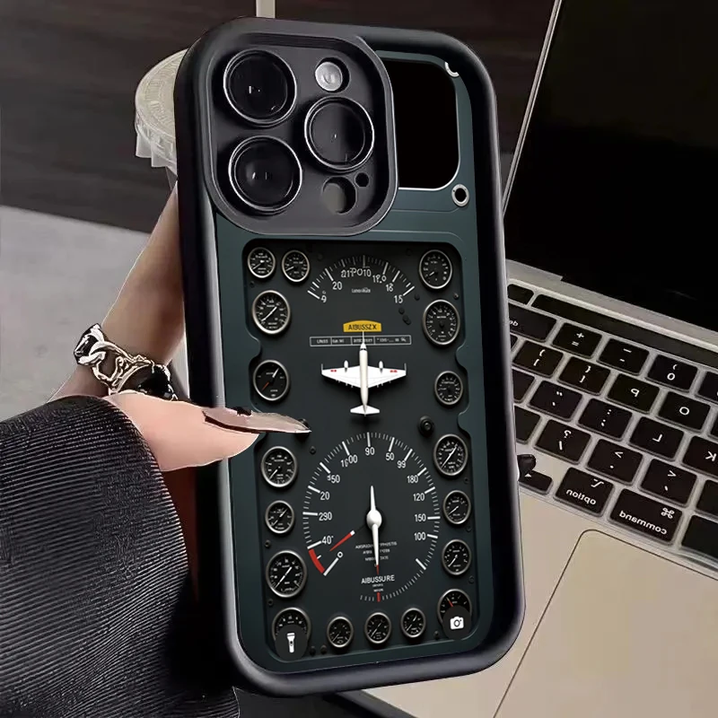 Phone Case for Xiaomi Poco X7 X6 X5 X3 F5 F6 F7 M6 Pro 4G 5G Airplane Pattern Soft Silicone Shockproof Cover product photo