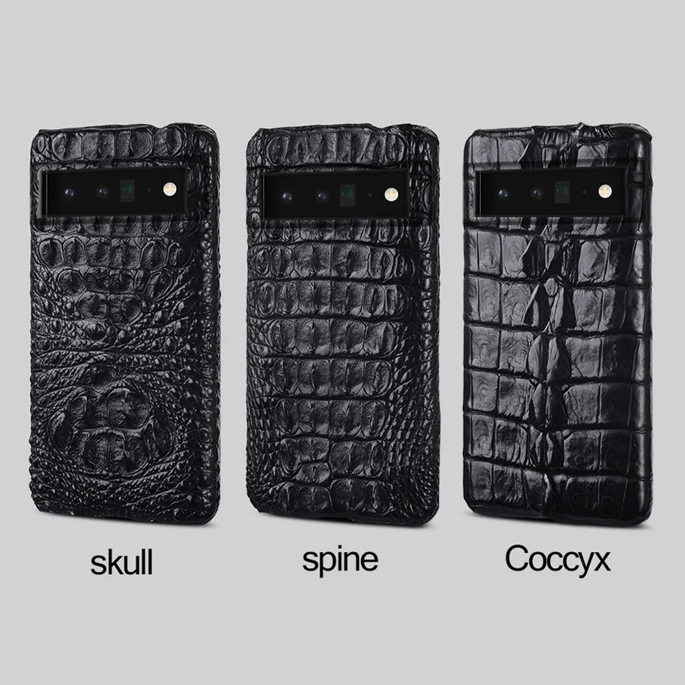 LANGSIDI Original Real Leather Phone Case for Google Pixel 8 10 9 Pro XL 8Pro 9Pro 10Pro Luxury Protection Back Cover