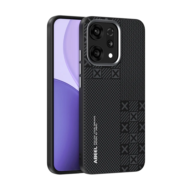 

For Oppo Reno 14 Pro Case Magsafe Magnetic Airbag Corner Shockproof Leather Phone Grip Bumper Case Cover Metal Lens Protection