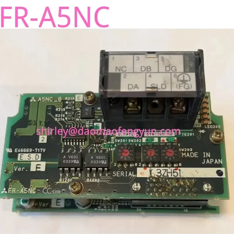 Used FR-A5NC - A-B BC186A488G52 frequency converter A500 communication card FR-A5NC/A5NC_ A