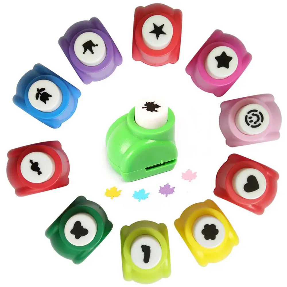 1Pcs Mini Scrapbook Punches Handmade Cutter Card Craft Calico Printing DIY Flower Paper Craft Punch Hole Puncher Shape
