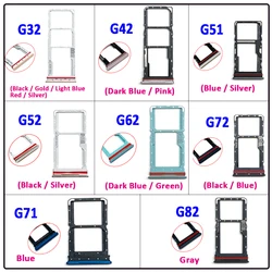 NEW Tested SIM Card Holder Tray chip slot drawer Holder Adapter Socket For Motorola Moto G32 G42 G51 G52 G62 G71 G72 G82 + Pin