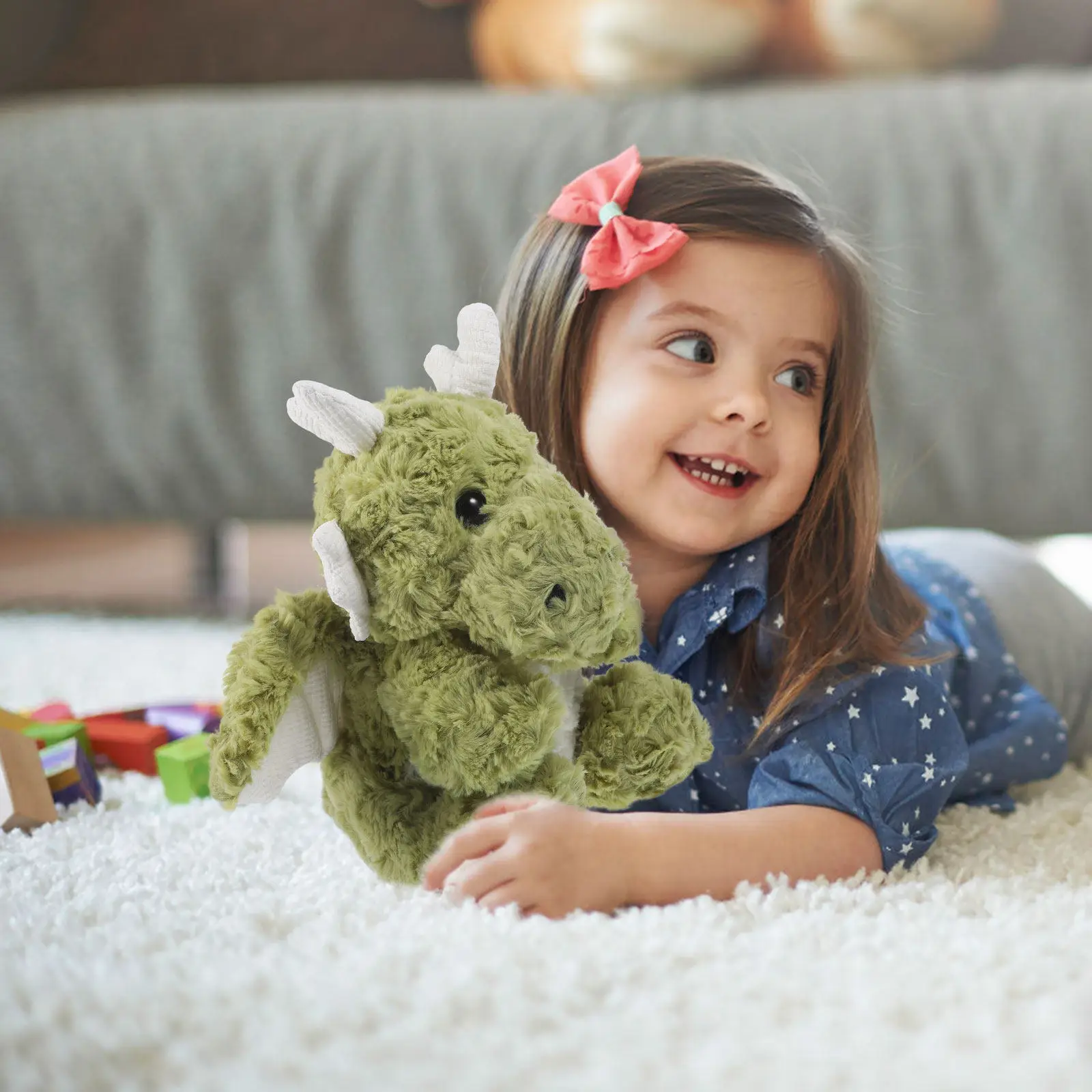 

Comfortable Stuffed Animal Toy Home Soft Lovely Household Dinosaur Girl Small Animals Kids