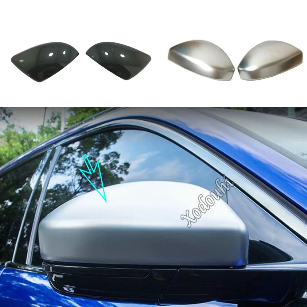 Styling Decoration Stick Rear View Eyebrow Side Glass Mirror Trim Frame For Jaguar F-PACE FPace 2016 2017 2018 2019 2020 2021