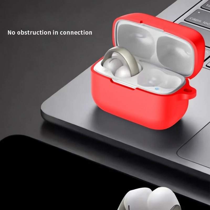 유연한 충격 방지 쉘 이어폰 케이스 소프트 커버 AeroClip Nonslip 인클로저 용 세척 가능 쉘 스크래치 방지 하우징 슬리브