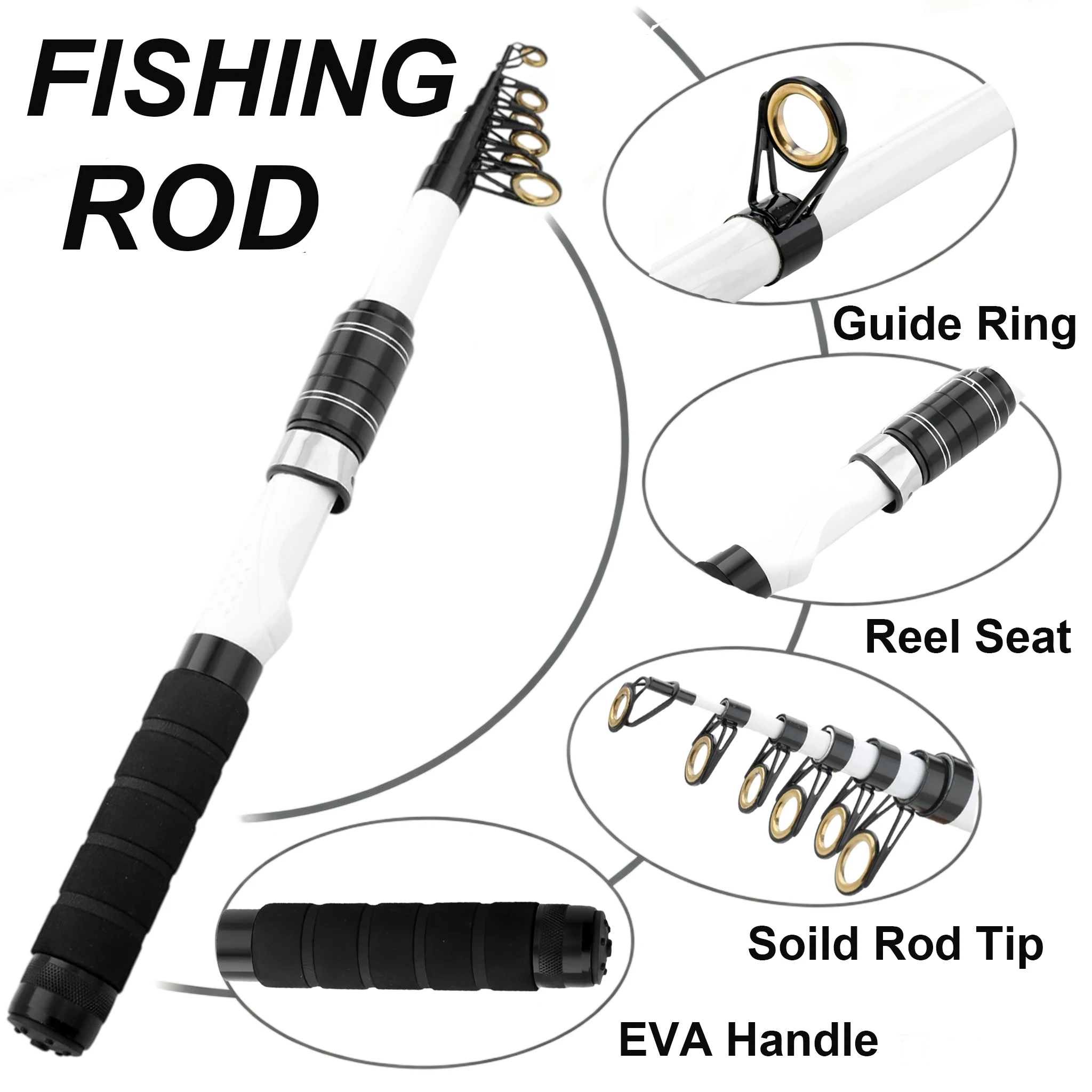 Canne à pêche télescopique min - Fishing Rod Surf avis et prix
