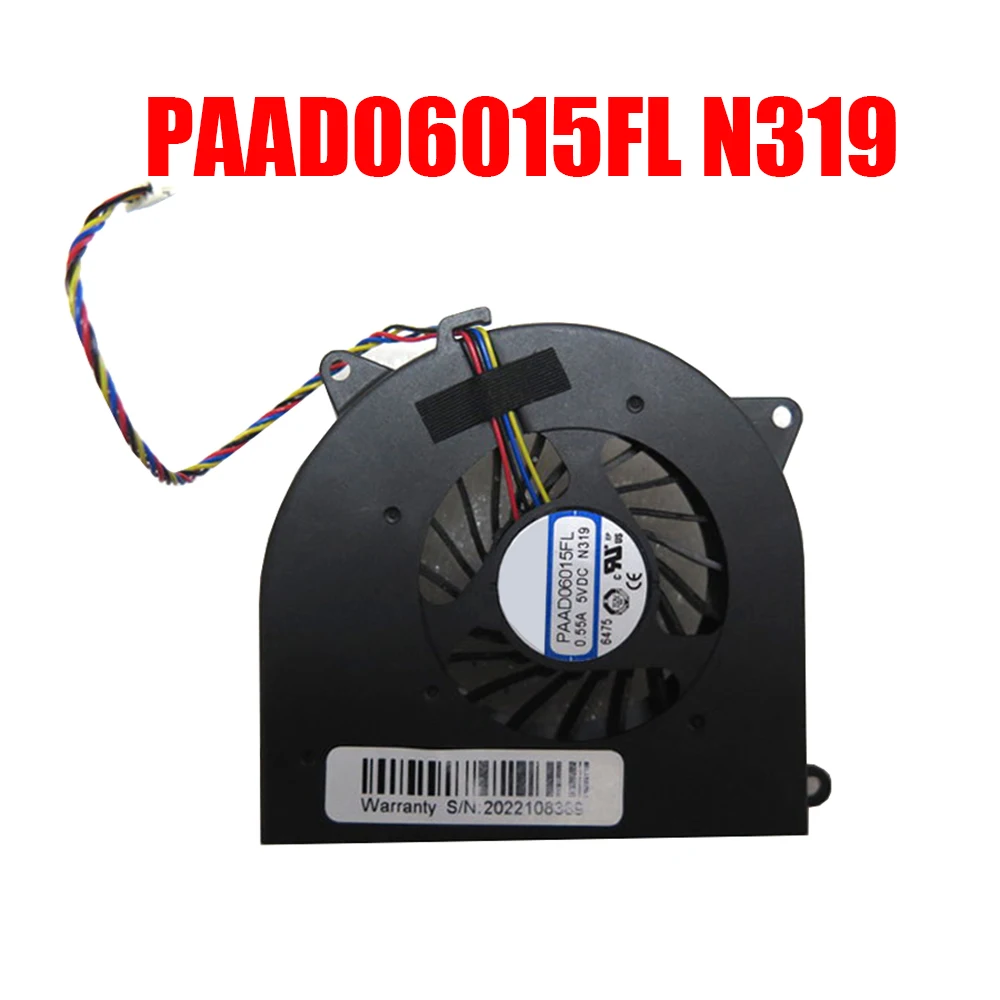 

Replacement CPU Fan PAAD06015FL N319 PAAD06015FL-N319 Compatible BF07515H05FP 5VDC 0.55A New