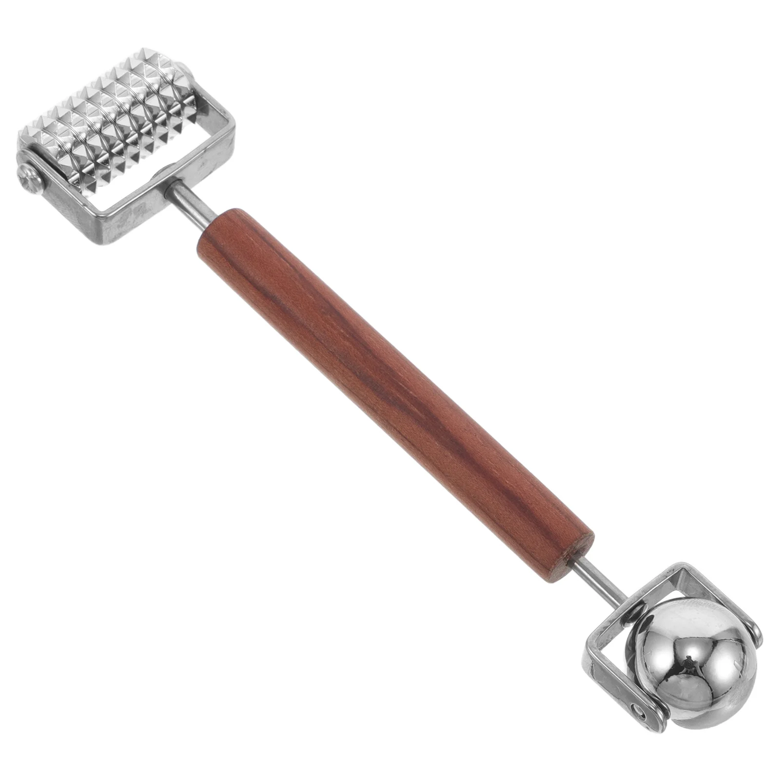 Face Roller Massager Stainless Steel Dual Ended Eye Care Skin Lifting Acupressure Tool For Wrinkle Reduction Puffiness