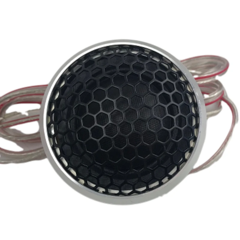 (TW-001) OEM Supplier Aluminum 2-inch 28-core silk membrane 4ohm 20w Car Audio Tweeter Speaker With Grill for Cars(1pcs speaker)