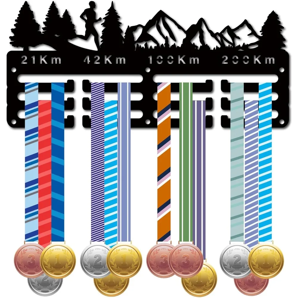 

Trail Running Medal Holder Medal Hangers Medal Rack Display Marathon Sports Metal Hanging Awards Iron Small Mount Awards