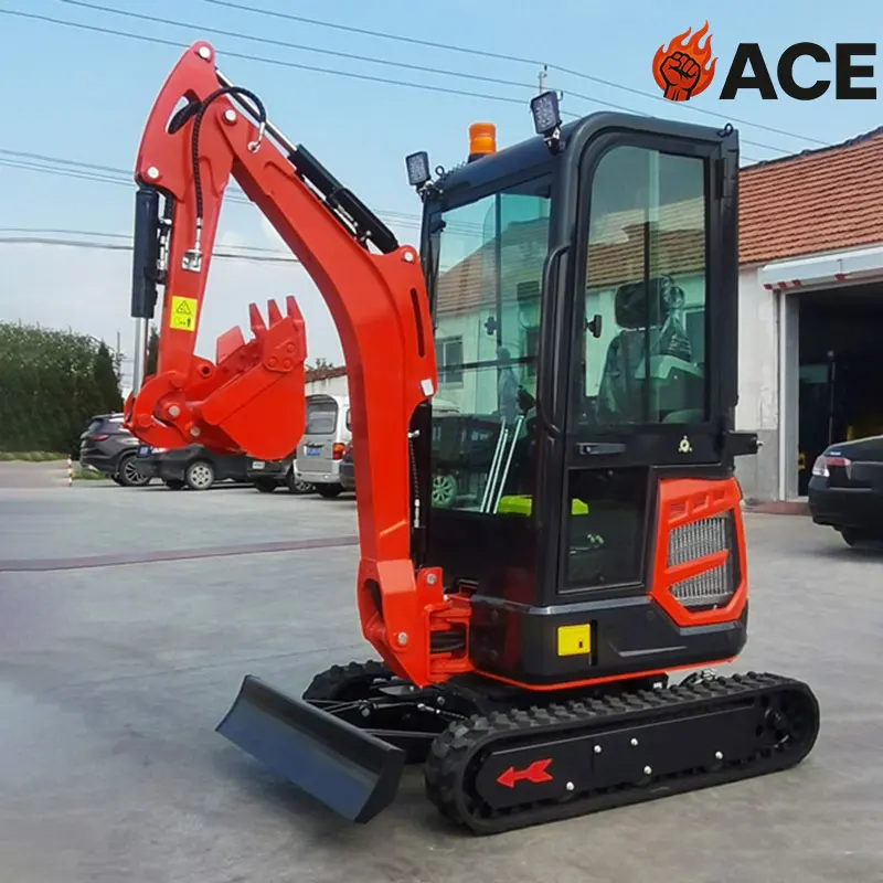 

free shipping 2 ton mini excavator kubota engine Micro Digger bagger 1.8 ton hydraulic mini excavator attachment for customize