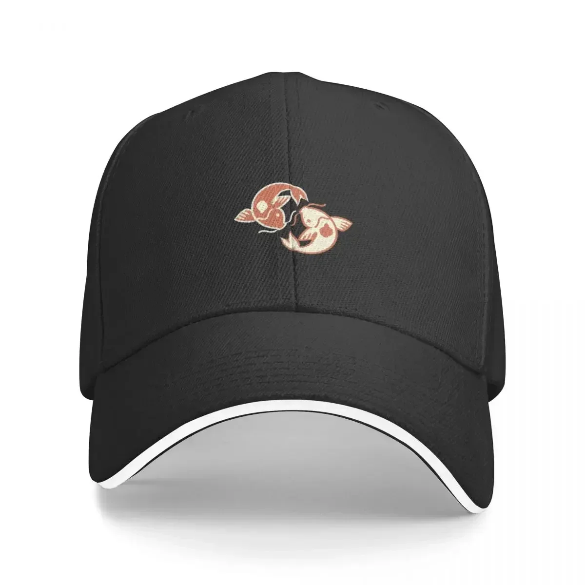 Yin and Yang Koi Fish Baseball Cap Beach Beach Outing foam party Hat Luxury Woman Men's