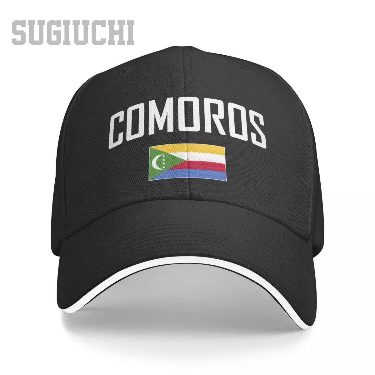 

Бейсбольная кепка с флагом COMOROS для мужчин и женщин в стиле хип-хоп, Snapback, шляпа для гольфа, рыбалка