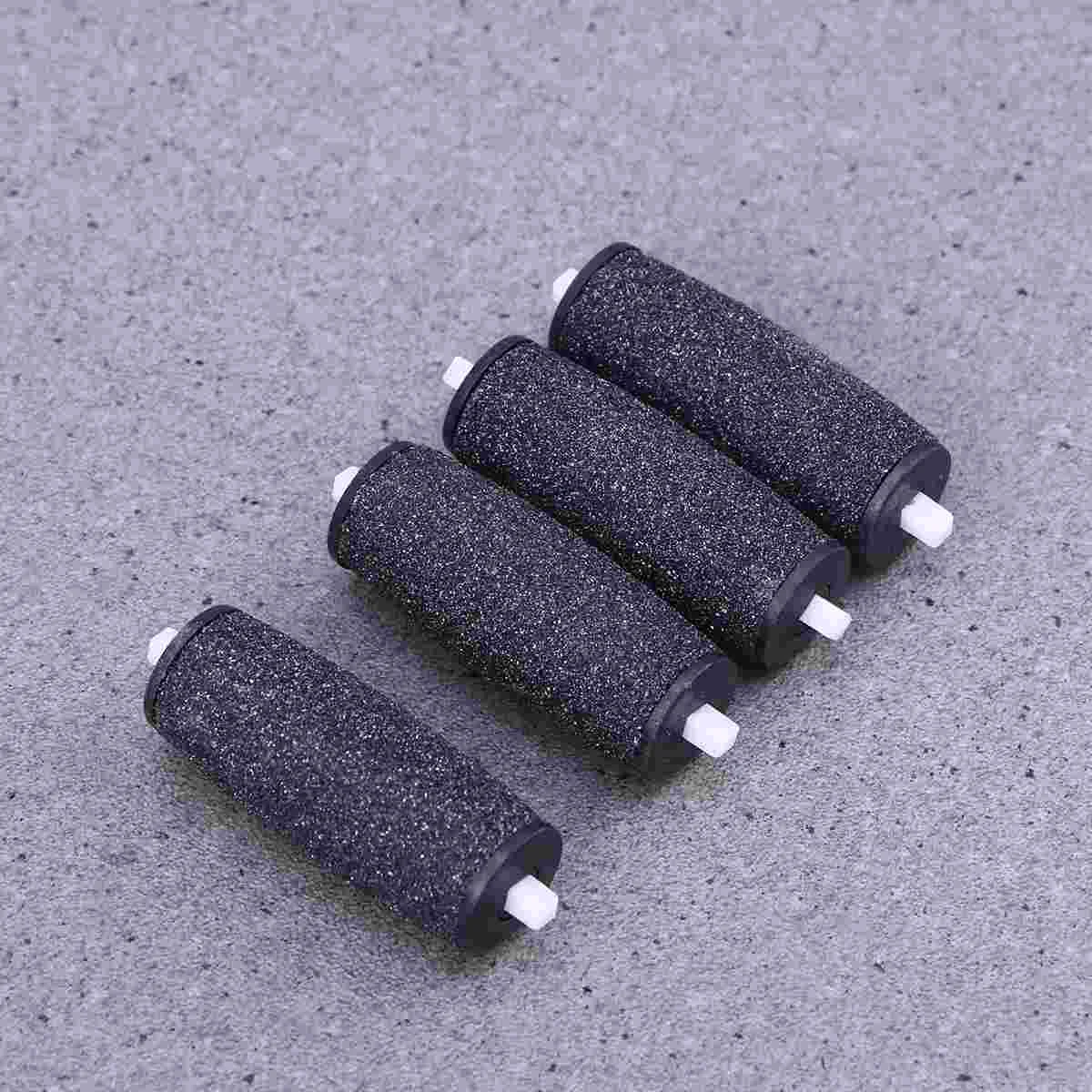 

4 Extra Exfoliating Walker Double Sided Foot File Dry Feet Skin Remover Roller Refill Heads