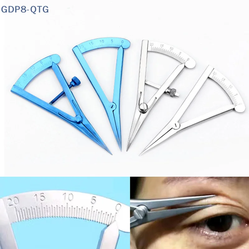 熱い！ 二重まぶた手術器具埋め込み糸位置決めデザイナー眼科コンパス定規測定ツールメイクアップツール
