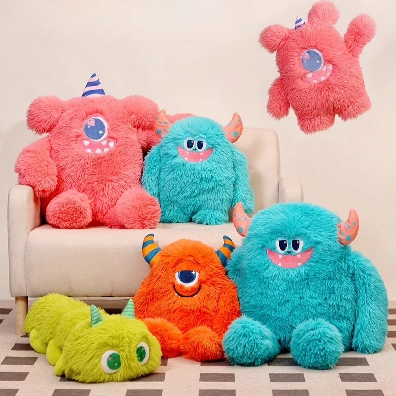 

Genuine lazy monster doll ugly cute plush cartoon doll funny cute cure doll birthday holiday boys and girls surprise gift