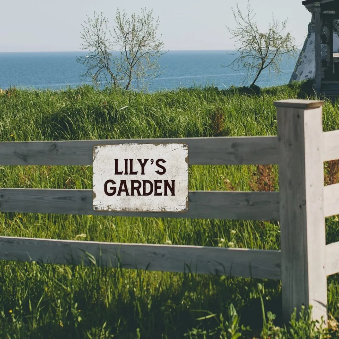 لافتة معدنية ريفية مخصصة - هدية شخصية للرجال مثالية للآباء والرجل جماليات الكهف ديكور داخلي/خارجي.