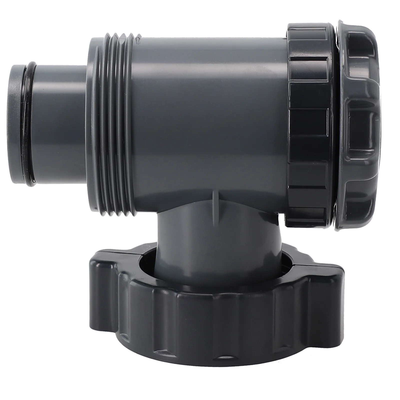 Replaceable On/Off Plunger Valve for Swimming Pool Filter Pump Easy to Turn On/Off Compatible with 1 1/2 Hoses