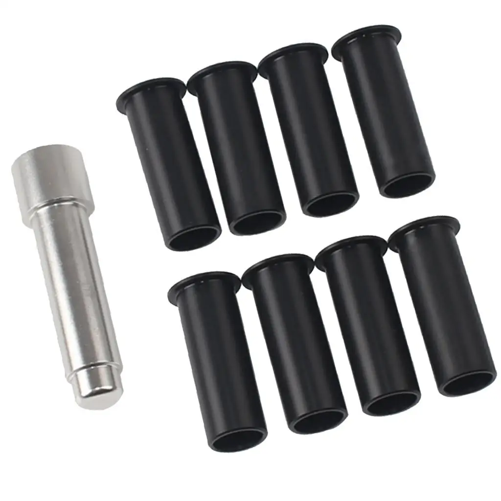 8 Pieces Door Hinge Liners with Door Bushing Removal Tool for 4 Door 2007 2008 2009 20011-2018