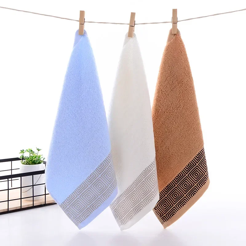 3Pcs towel manufacturer wholesale siege grid pure cotton square towel infant absorbent mouth towel 34 * 34 adult