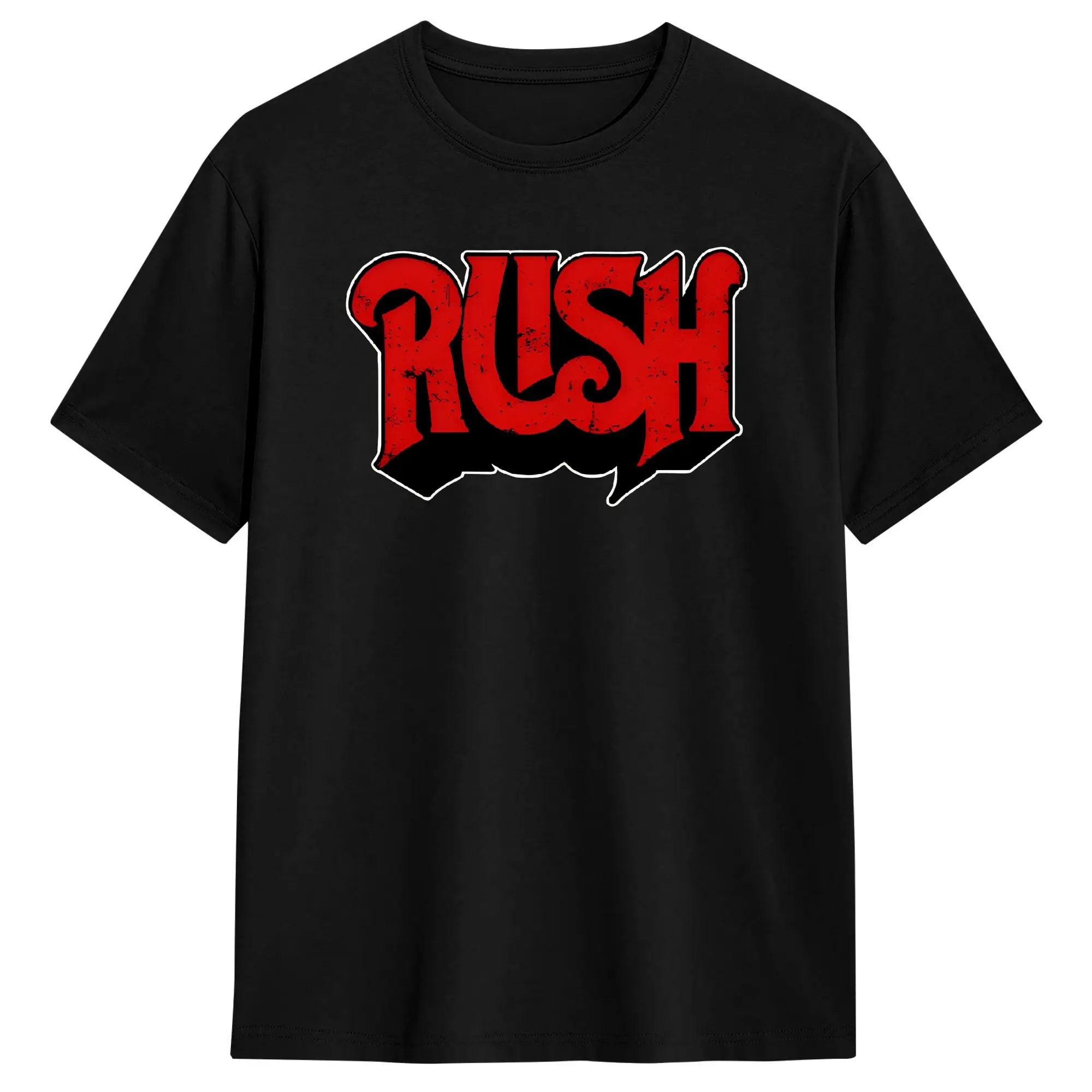 Rush Band Rock T-Shirt for Men Women  Fun 100% Cotton Tee Shirt Crew Neck Short Sleeve T Shirts Printed Clothes
