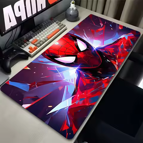 Anime Spider-Man Mouse Pad Laptop HD XXL Keyboard Pad Gamer Cabinet Mousepad PC Gaming Accessories Desk Mat Rubber Carpet
