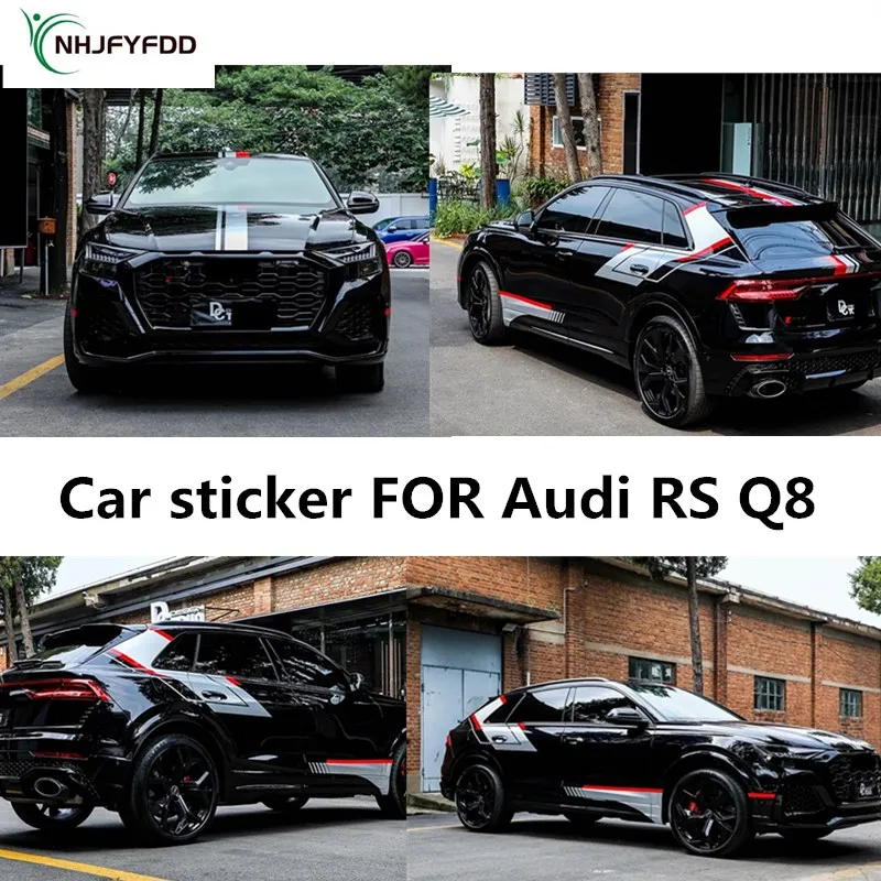 

FOR Audi RS Q8 Car Decal Appearance Modification Sports Racing Decoration Car Decal Accessories