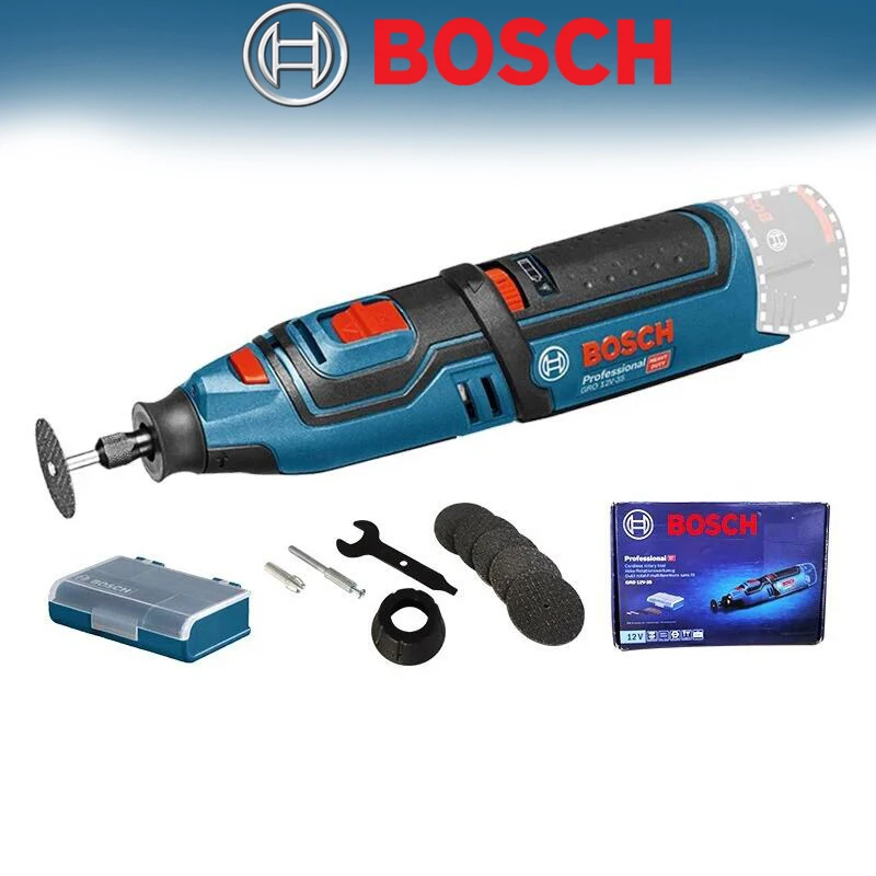 BOSCH GRO12V-35 12V Electric Grinder Polisher Rechargeable Lithium Battery 6-Speed Regulation Cordless Rotary Power Tool