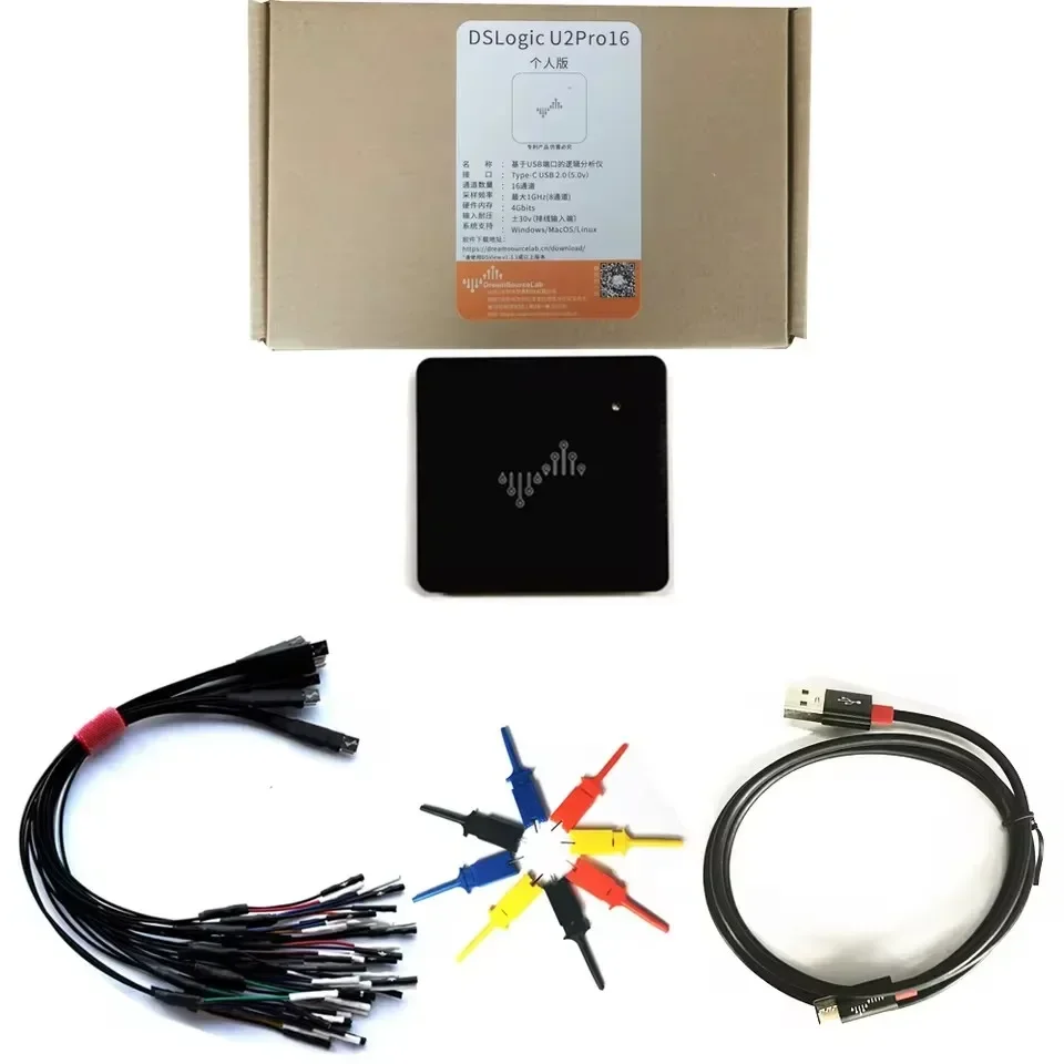 New DSLogic U2Pro16 Logic Analyzer 16CH 500MHz 8CH 1GHz Best Selling High Precision Digital Signal Tester