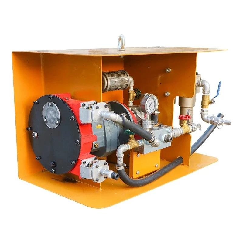 Pneumatic 4kw 100-600L/h liquid admixture dosing pump unit for accurate dosing liquid admixtures