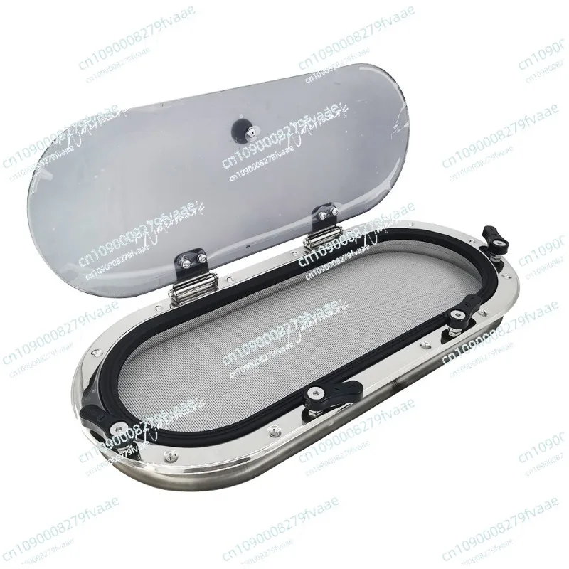 

316L marine yacht with mosquito-proof porthole 560 * 250mm RV camper oval