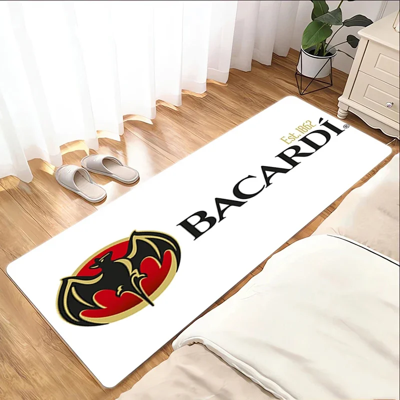 B-Bacardi Kitchen Mat Bar Decoration Drinker Entrance Door Doormat Bedroom Carpet Balcony Super Absorbent Bathroom Rug Room Mats