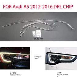 For Audi A5 2012-2016 Car Headlights DRL Light Strips Angel Eyes Chip Ballast Module Illuminations Maintenance Accessories