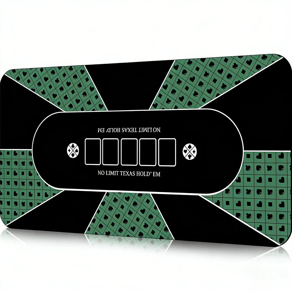 

Профессиональный коврик для покера Техасский Холдем, резиновый, утолщенный, противоскользящий, для казино, покера, маджонга, игровой коврик для развлечений