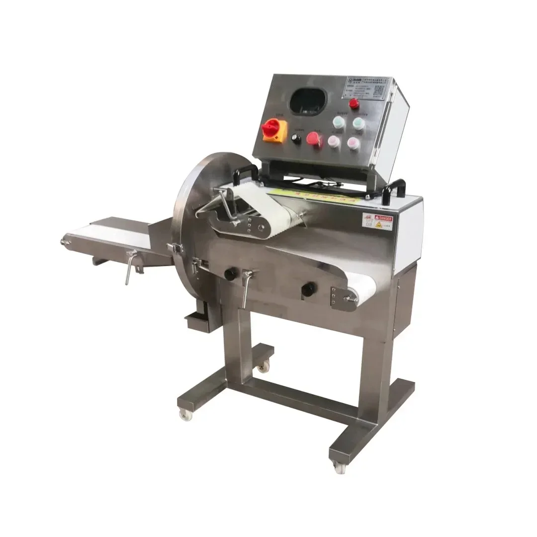 High-quality automatic cutting cooked meat slicer, cooked beef lunch meat splitting machine, bacon slicing machine