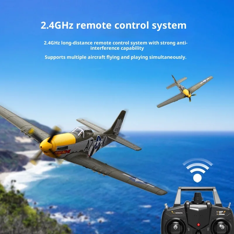 

Бесщеточный двигатель Orlans, радиоуправляемый самолет P51D, истребитель с фиксированным крылом, четырехканальная модель, самолет с дистанционным управлением, подарок для энтузиастов