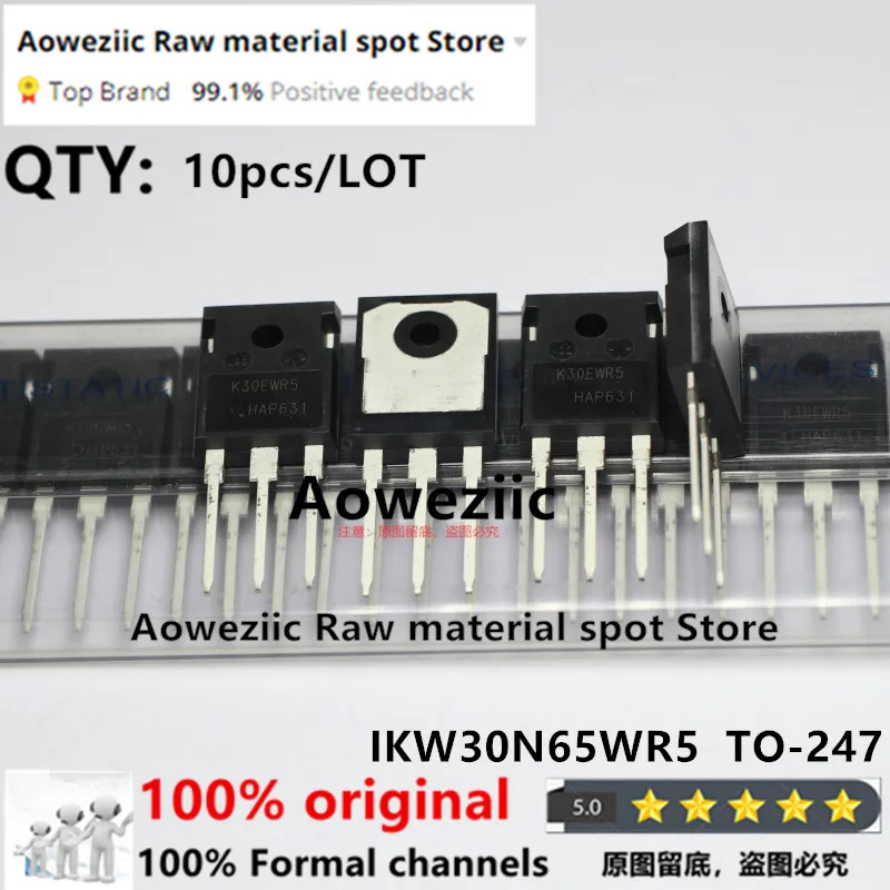 Aoweziic  2022+ 100% New Imported Original  IKW30N65WR5  K30EWR5  IGBT Single Tube 650V 40A