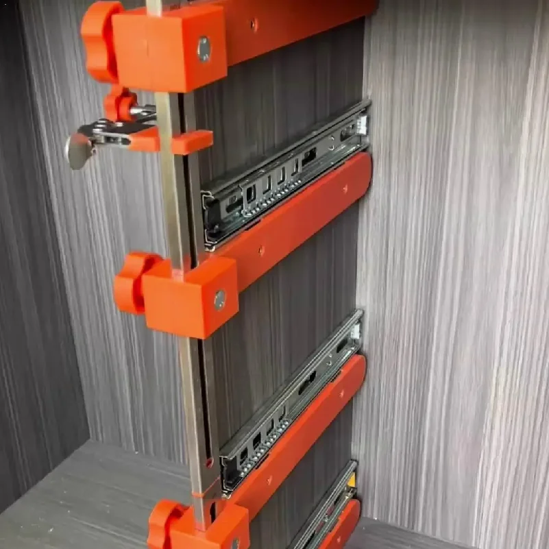 Cupboard Drawers Slideway Track Install Tools General Purpose for Woodworking Modified Rails Punching Positioning Tools