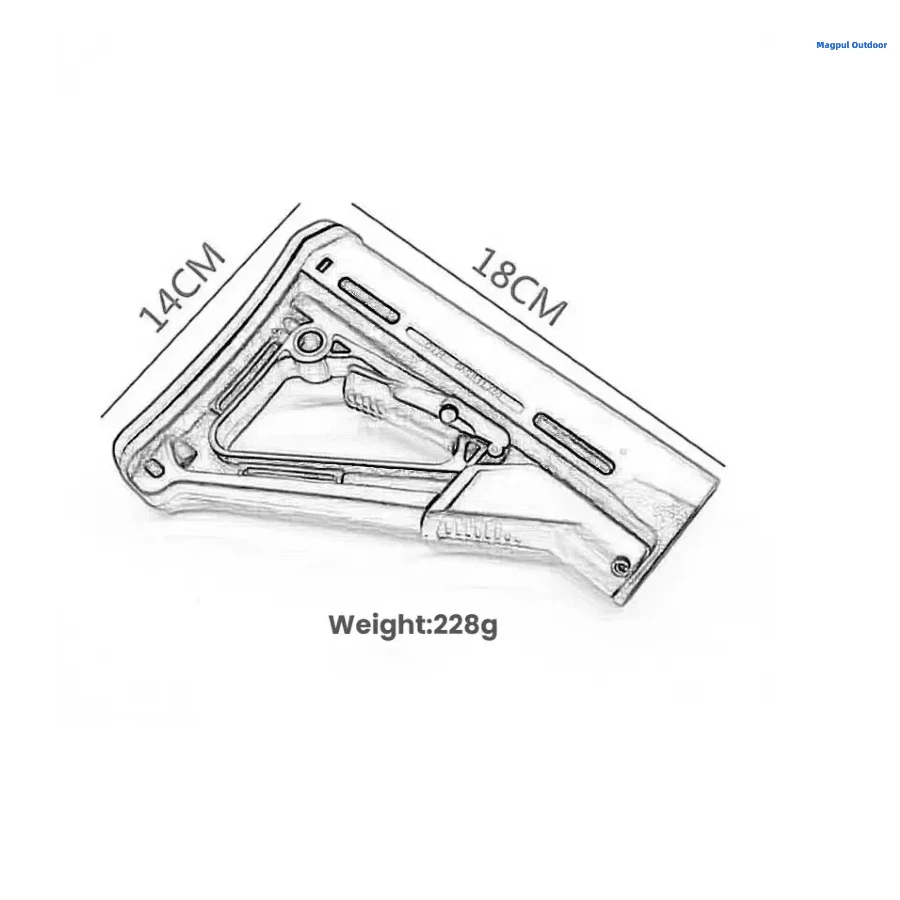 MGP-CTR Cheek Riser para Não GunStock, Stock ButtonStock, AR 15, M4, Enhancer, Acessórios de Caça, Outdoor Tático