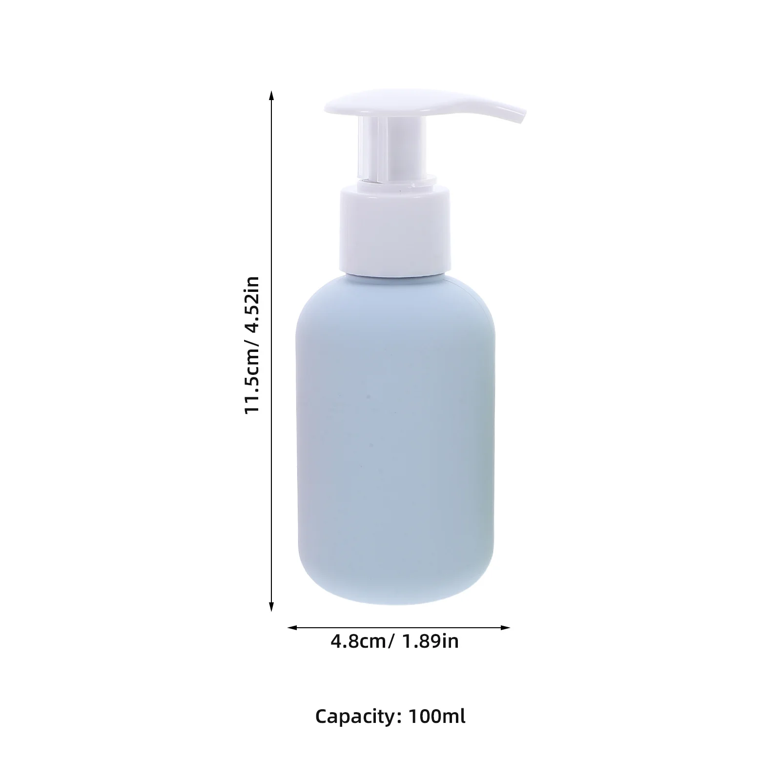3Pcs Travel Moisturizer Container Set 100Ml Compact Reusable Pump Dispenser for Liquid Soap Shampoo Bath Essentials