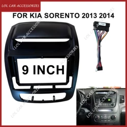 9 Inch For KIA Sorento 2013 2014 Car Radio GPS MP5 Android Stereo Player 2 Din Head Unit Navigation Install Dash Frame Fascia