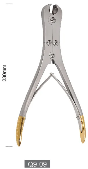 Hot selling  Inlaid Slice Double Joint Power Shears  Surgical  Instrument Wire Cutter