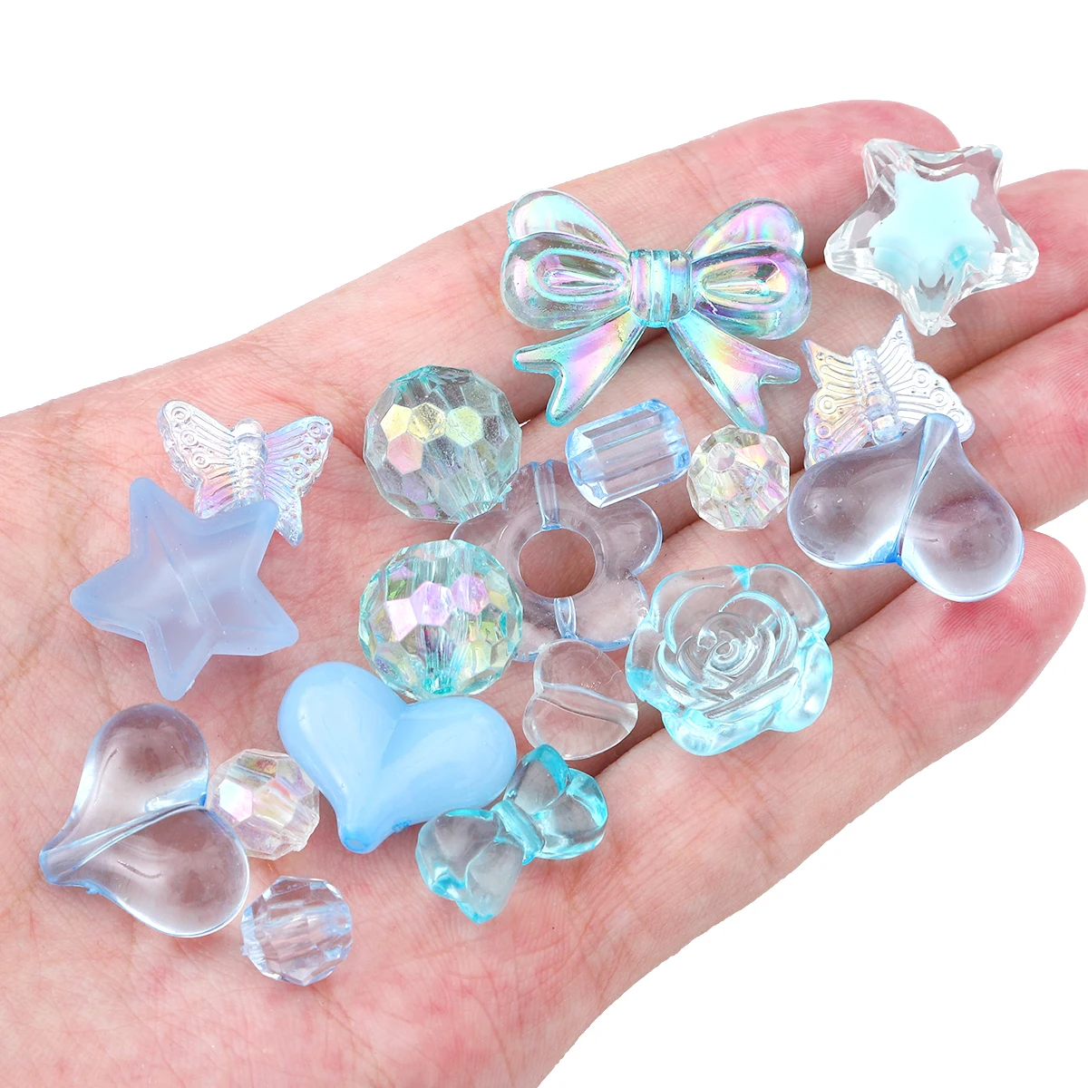 خمر الباروك الاكريليك حبة صندوق أعمى ، DIY بها بنفسك ، قلادة اليدوية ، سوار ، قلادة مطرز ، اكسسوارات المجوهرات ، 30 جرام