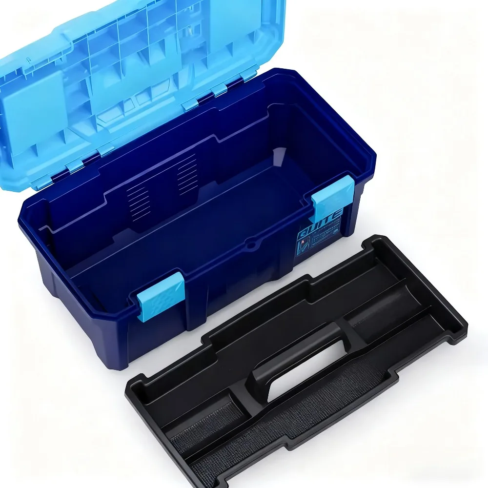 15/17/20 بوصة صندوق أدوات الأجهزة المنظم مقاومة للصدمات صندوق أدوات متعدد الوظائف تخزين أدوات سعة كبيرة التعبئة والتغليف
