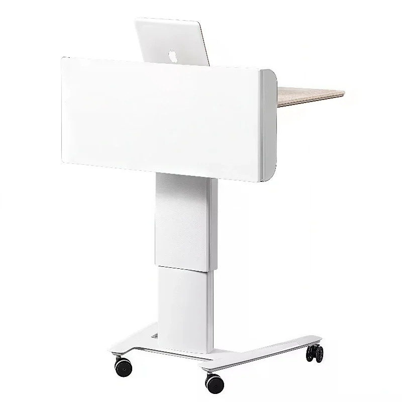 

Reception Desks Nails, Meeting Room Podium Platform, Table Speech Stand Concierge Consultation Support Customization Pink Design