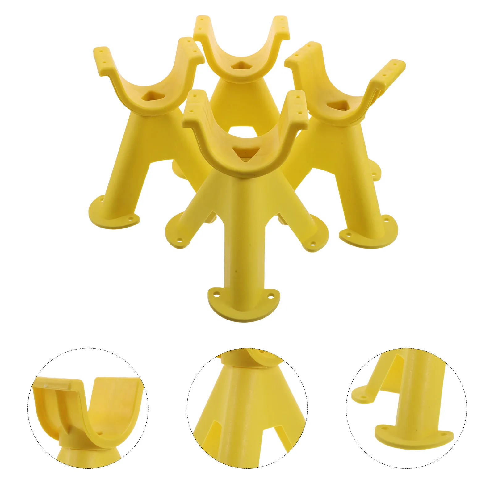 4Pcs Plastic Cable Support Tripod PVC Wire Holder Insulated Wire Organizer Stable Cable Management Stand for Outdoor