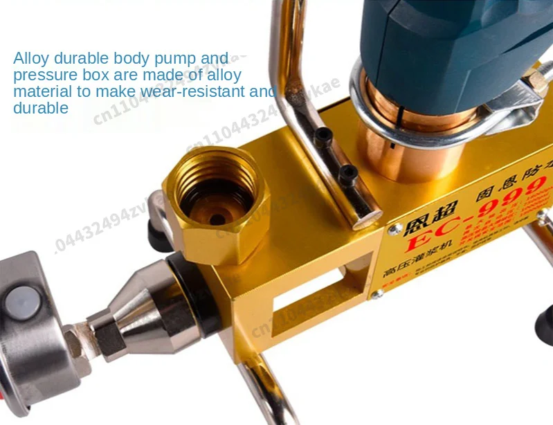 Epoxy injection pump Epoxy / Polyurethane foam GroutingMachine Steel Hose concrete repair crack 999 high quality grout810/910W