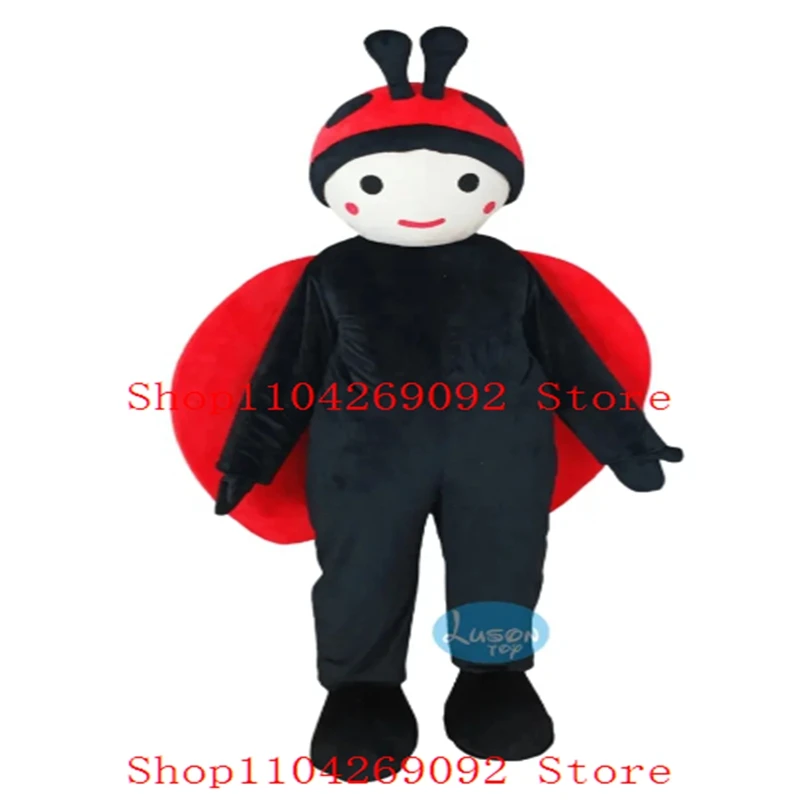 

Ladybug Mascot Costume Adult Cartoon Character Party Dress Opening Welcome Gift Birthday Cosplay Costumes Anime Carnival